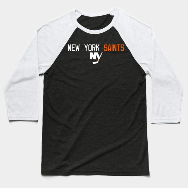 New York Islanders Baseball T-Shirt by Pattison52